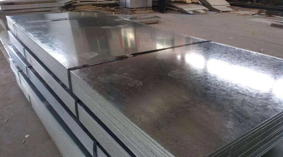 Galvanized steel plate